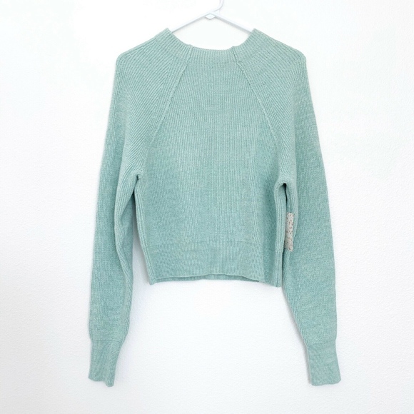 Free People Opaline Green Too Good Sweater - Picture 3 of 8